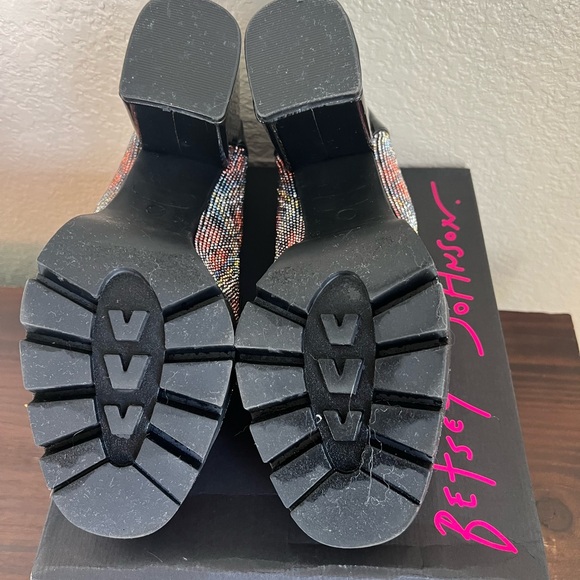 Betsey Johnson Women's Multicolor Heeled loafers - Picture 4 of 6